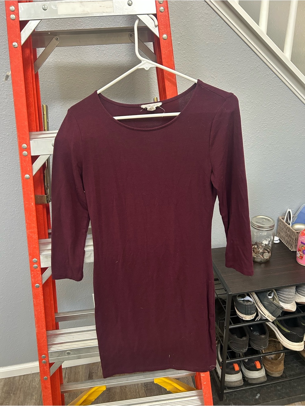 Forever 21 Plum Bodycon Mini Dress